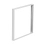 Cadre saillie pour dalle LED 600x600 blanc aluminium kit montage