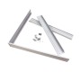 Cadre saillie pour dalle LED 600x600 blanc aluminium kit montage