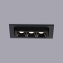 Spot LED encastrable linéaire 6W - Orientable - UGR18 - IRC90 - Puce OSRAM - Blanc Chaud 2800K