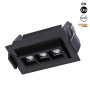 Spot LED encastrable linéaire 6W - Orientable - UGR18 - IRC90 - Puce OSRAM - Blanc Chaud 2800K