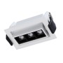 Spot LED encastrable linéaire 6W - Orientable - UGR18 - IRC90 - Puce OSRAM - Blanc Chaud 2800K