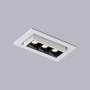 Spot LED encastrable linéaire 6W - Orientable - UGR18 - IRC90 - Puce OSRAM - Blanc Chaud 2800K