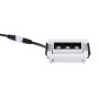Spot LED encastrable linéaire 6W - Orientable - UGR18 - IRC90 - Puce OSRAM - Blanc Chaud 2800K