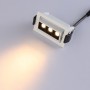 Spot LED encastrable linéaire 6W - Orientable - UGR18 - IRC90 - Puce OSRAM - Blanc Chaud 2800K