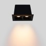 Spot linéaire LED Encastrable double 4W - UGR18 - IRC90 - Puce OSRAM