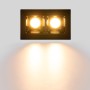 Spot linéaire LED Encastrable double 4W - UGR18 - IRC90 - Puce OSRAM