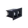 Spot linéaire LED Encastrable double 4W - UGR18 - IRC90 - Puce OSRAM
