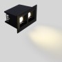 Spot linéaire LED Encastrable double 4W - UGR18 - IRC90 - Puce OSRAM