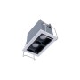 Spot linéaire LED Encastrable double 4W - UGR18 - IRC90 - Puce OSRAM