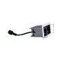 Spot linéaire LED Encastrable double 4W - UGR18 - IRC90 - Puce OSRAM