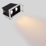 Spot linéaire LED Encastrable double 4W - UGR18 - IRC90 - Puce OSRAM