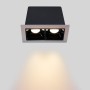 Spot linéaire LED Encastrable double 4W - UGR18 - IRC90 - Puce OSRAM