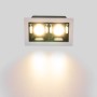 Spot linéaire LED Encastrable double 4W - UGR18 - IRC90 - Puce OSRAM