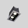 Spot linéaire LED Encastrable double 4W - UGR18 - IRC90 - Puce OSRAM