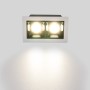Spot linéaire LED Encastrable double 4W - UGR18 - IRC90 - Puce OSRAM