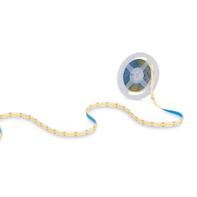 Ruban LED COB 24V DC - CCT - 14W/m - 10mm - IP20 - Rouleau de 5 mètres - Sécable tous les 26mm
