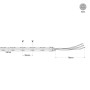 Ruban LED COB 24V DC - CCT - 14W/m - 10mm - IP20 - Rouleau de 5 mètres - Sécable tous les 26mm