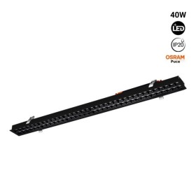 Spot LED Linéaire Encastrable 40W UGR18 Puces Osram - Blanc Chaud 2700K