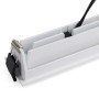 Spot LED linéaire encastrable 10W - Orientable - UGR18 - IRC90 - Puce OSRAM - Blanc Chaud 2800K