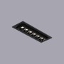 Spot LED linéaire encastrable 10W - Orientable - UGR18 - IRC90 - Puce OSRAM - Blanc Chaud 2800K