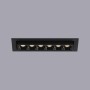 Spot LED linéaire encastrable 10W - Orientable - UGR18 - IRC90 - Puce OSRAM - Blanc Chaud 2800K