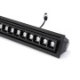 Spot LED encastré linéaire 20W - Orientable - UGR18 - IRC90 - Puce OSRAM - Blanc Chaud 2800K