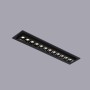 Spot LED encastré linéaire 20W - Orientable - UGR18 - IRC90 - Puce OSRAM - Blanc Chaud 2800K