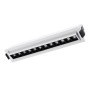 Spot LED encastré linéaire 20W - Orientable - UGR18 - IRC90 - Puce OSRAM - Blanc Chaud 2800K