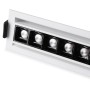 Spot LED encastré linéaire 20W - Orientable - UGR18 - IRC90 - Puce OSRAM - Blanc Chaud 2800K