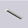 Spot LED encastré linéaire 20W - Orientable - UGR18 - IRC90 - Puce OSRAM - Blanc Chaud 2800K