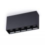 Spot LED linéaire de surface noir - 10W - UGR18 - IRC90 - Puce OSRAM