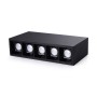 Spot LED linéaire de surface noir - 10W - UGR18 - IRC90 - Puce OSRAM