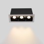 Spot linéaire LED encastré triple 6W - UGR18 - IRC90 - Puce OSRAM - Blanc