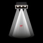 Spot linéaire LED encastré triple 6W - UGR18 - IRC90 - Puce OSRAM - Blanc