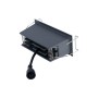 Spot linéaire LED encastré triple 6W - UGR18 - IRC90 - Puce OSRAM - Blanc
