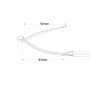 Ruban LED COB monochrome intelligent IC 24V DC - 12W/m - IP20 - 360ch/m - Largeur 10mm - 5 mètres