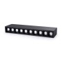Spot LED linéaire de surface noir - 20W - UGR18 - IRC90 - OSRAM Chip