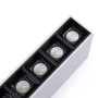 Spot LED linéaire de surface blanc - 10W - UGR18 - IRC90 - Puce OSRAM
