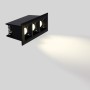 Spot LED linéaire encastré triple 6W - UGR18 - IRC90 - Puce OSRAM - Noir
