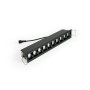 Spot LED linéaire encastré 20W - UGR18 - IRC90 - Puce OSRAM - Noir