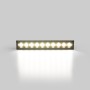 Spot LED linéaire encastré 20W - UGR18 - IRC90 - Puce OSRAM - Noir