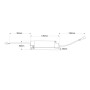 Spot LED linéaire encastré 20W - UGR18 - IRC90 - Puce OSRAM - Blanc