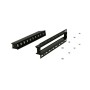 Spot LED linéaire sans bord - 20W - UGR18 - IRC90 - Noir