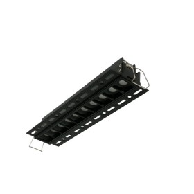 Spot LED linéaire sans bord - 20W - UGR18 - IRC90 - Noir