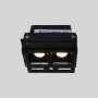 Spot LED linéaire sans bord - 4W - UGR18 - IRC90 - Noir