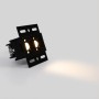 Spot LED linéaire sans bord - 4W - UGR18 - IRC90 - Noir