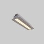 Spot LED linéaire encastré sans bord - 20W - UGR18 - IRC90 - Blanc