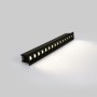 Spot LED linéaire encastré 30W - UGR18 - IRC90 - Puce OSRAM - Blanc Neutre 4000K - Noir