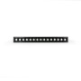 Spot LED linéaire encastré 30W - UGR18 - IRC90 - Puce OSRAM - Blanc Neutre 4000K - Noir