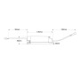 Spot LED linéaire encastré 30W - UGR18 - IRC90 - Puce OSRAM - Blanc Neutre 4000K - Noir